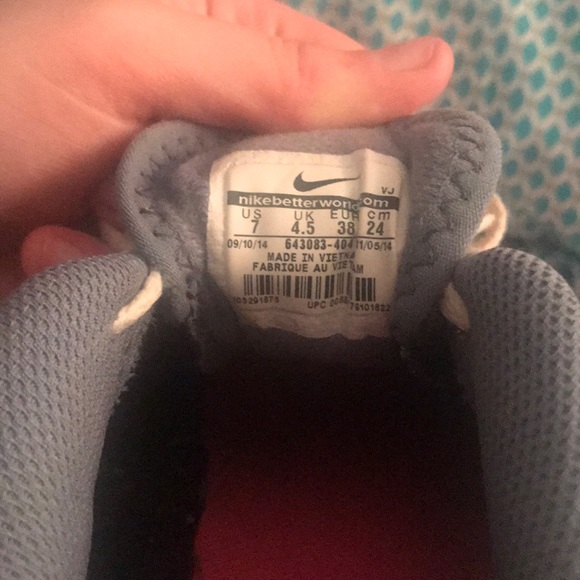 Pink and Grey Nike Running Shoe - Picture 5 of 6